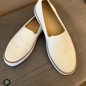 Talbots Knit Women's White Slip-On Shoes